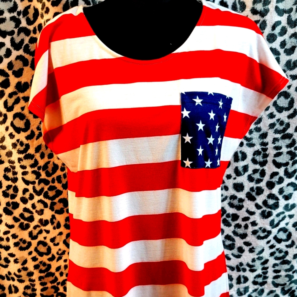 Super cute American Flag Boutique bought tunic.